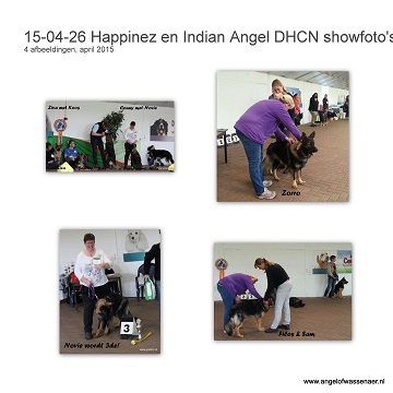 DHCN Show met gezellige fotos van de HAPPINEZ-jes die mee deden en Indian Angel Irin-Novie